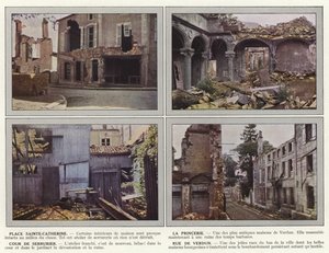 Place Sainte-Catherine, La Princerie, Cour de Serrurier, Rue de Verdun by Jules Gervais Courtellemont