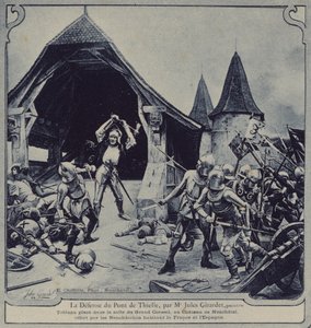 Defense of the Bridge of Thielle by Jacques Baillod