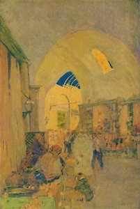 The Grand Bazaar in Constantinople, 1913 by Jules Guerin