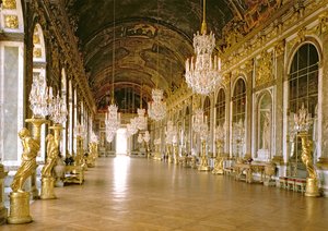 The Galerie des Glaces (Hall of Mirrors) by Jules Hardouin Mansart