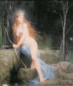 Diana by Jules Joseph Lefebvre