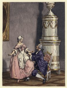 Illustration for Memoirs of Casanova by Jules Marie Auguste Leroux