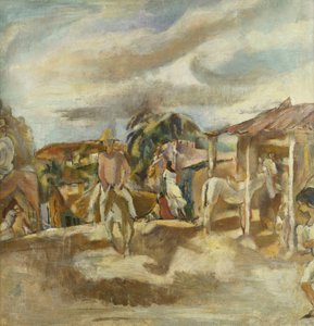 Cuban Village, c.1917-1918 by Jules Pascin