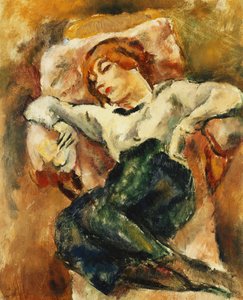 Hermine Resting by Jules Pascin