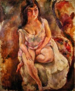 Seated Semi-Nude