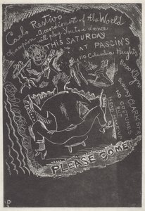 Untitled (Invitation to Party at Jules Pascin