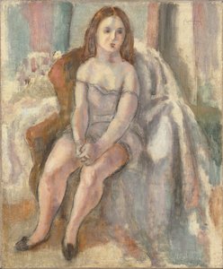 Young Woman in White Chemise