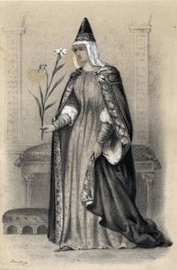 Portrait of Countess Mathilde of Tuscany, known as Canossa by Jules and Raunheim Hermann David
