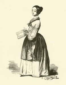 The Governess by Jules pseudonym for Gagne Jacques (after) Gagniet