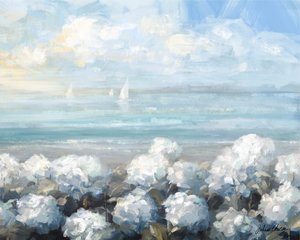Coastal Hydrangea Serenity by Julia Cheney