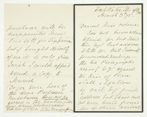 Autograph Letter