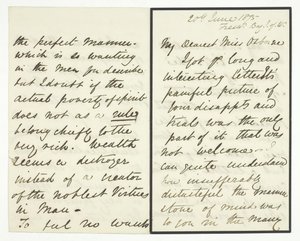 Autograph Letter, 20 June 1875