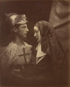 Sir Galahad and the Pale Nun by Julia Margaret Cameron