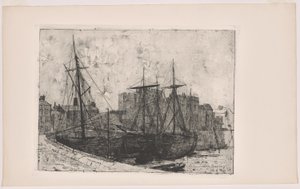 Castle Rushen--Isle of Man by Julian Alden Weir