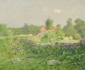 Landscape and Farm by Julian Alden Weir