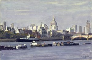 St. Pauls from Bankside by Julian Barrow
