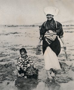 Digging Clams at Low-Tide in Tokyo Bay by Julian Leonard Street