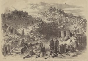 The Mamelon after the Explosion of the Magazine by Julian Portch