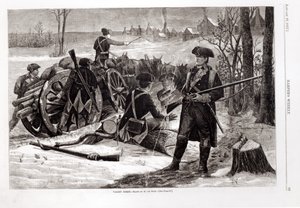 Winter Scene at the Continental Army Encampment at Valley Forge, Pennsylvania, 1780, from 