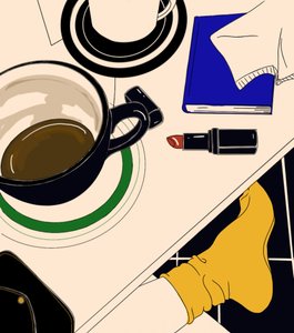 Relaxed Coffee Morning by Juliana Kokolari