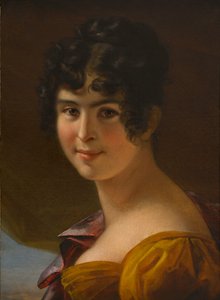 Portrait of Adèle Foucher 1803-1868 by Julie Duvidal de Montferrier