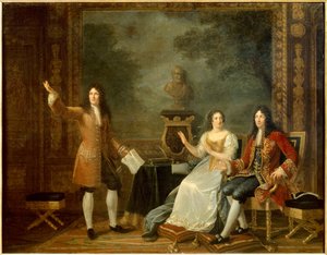 Jean Racine Reading “Athalie” Before Louis XIV and Francoise d