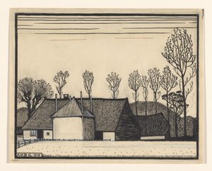 Farmhouse by Julie de Graag (signed by artist)