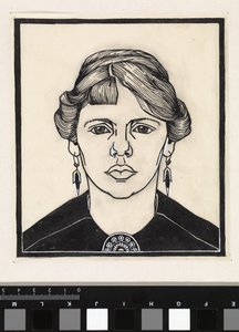 Portrait of a Woman, Front View