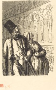 Universal Exposition: Egyptian Section by Julien Antoine Peulot after Honoré Daumier