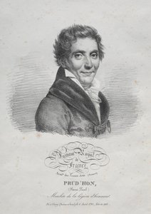 Pierre Paul Prudhon, 1820 by Julien Leopold Boilly