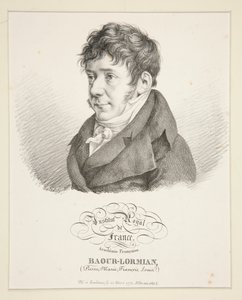Portrait of Baour-Lormian (Pierre, Marie, Francois, Louis) by Julien Leopold Boilly
