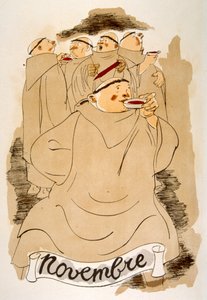 Humorous Wine Illustration 1946