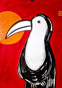 Bold Toucan Sunset