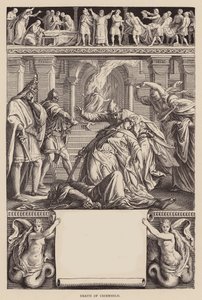 Das Nibelungenlied: Death of Criemhild by Julius (after) Schnorr von Carolsfeld