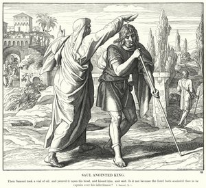Saul Anointed King by Julius (after) Schnorr von Carolsfeld