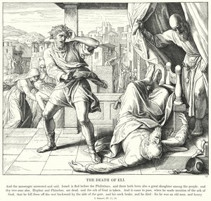 The Death of Eli by Julius (after) Schnorr von Carolsfeld