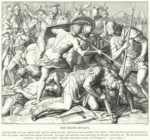 The Death of Saul by Julius (after) Schnorr von Carolsfeld
