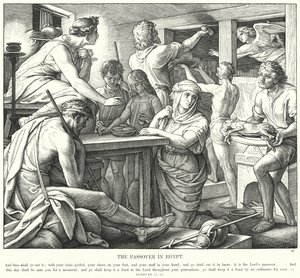 The Passover in Egypt by Julius (after) Schnorr von Carolsfeld