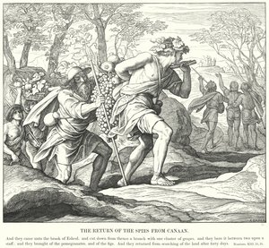The Return of the Spies from Canaan by Julius (after) Schnorr von Carolsfeld