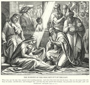 The Worship of the Wise Men from the East (engraving)