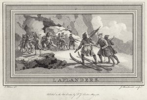Laplanders by Julius Caesar Ibbetson