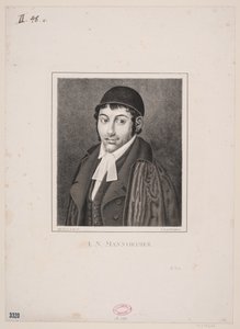 Rabbi I.N. Mannheimer by Julius Friedlænder