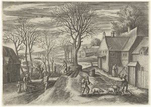 February by Julius Goltzius