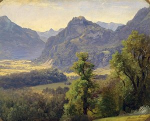 The Inn Valley near Brannenburg