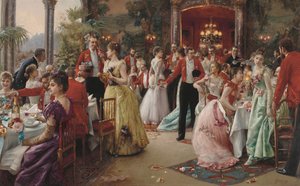 The Hunt Supper by Julius Leblanc Stewart