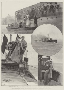 Trial Trip of the Hornet, the New Torpedo-Boat Destroyer, at Gravesend, Saturday, 9 June