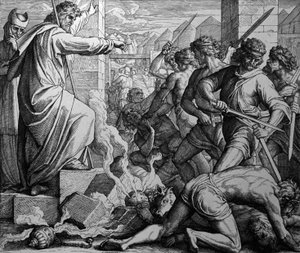 Adoration of the Golden Calf by Julius Schnorr von Carolsfeld