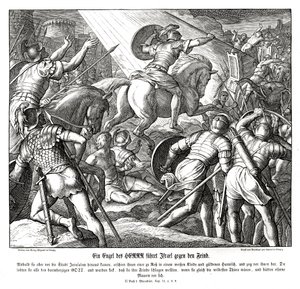An Angel Leads the Israelites, 2 Maccabees
