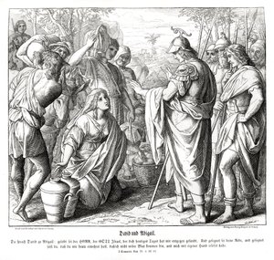 David and Abigail by Julius Schnorr von Carolsfeld