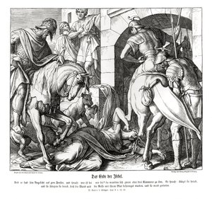Death of Jezebel, 2 Kings by Julius Schnorr von Carolsfeld